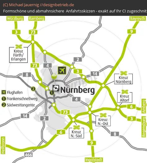 Anfahrtsskizzen Nürnberg Übersichtsplan (351)